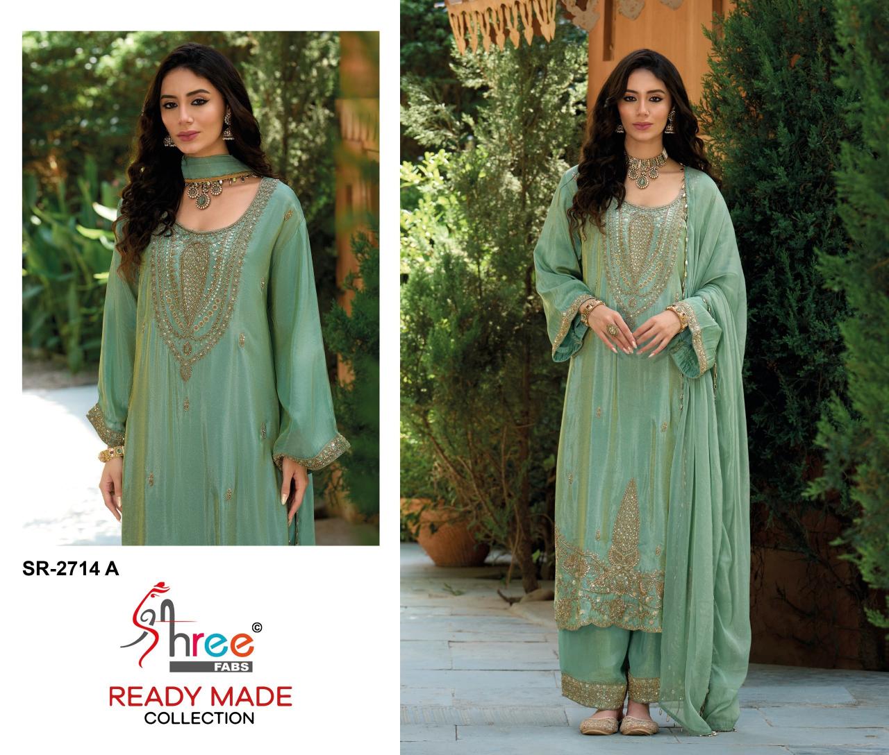 Shree Fabs 2714 catalog pakistani suits wholesalers in amritsar