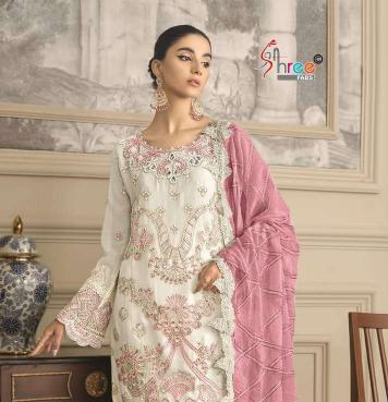 Shree Fabs 5554 catalog pakistani replica suits wholesale surat