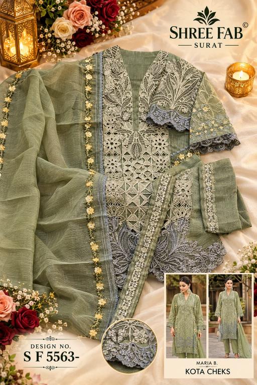 Shree Fabs 5563 catalog pakistani suits wholesale near me