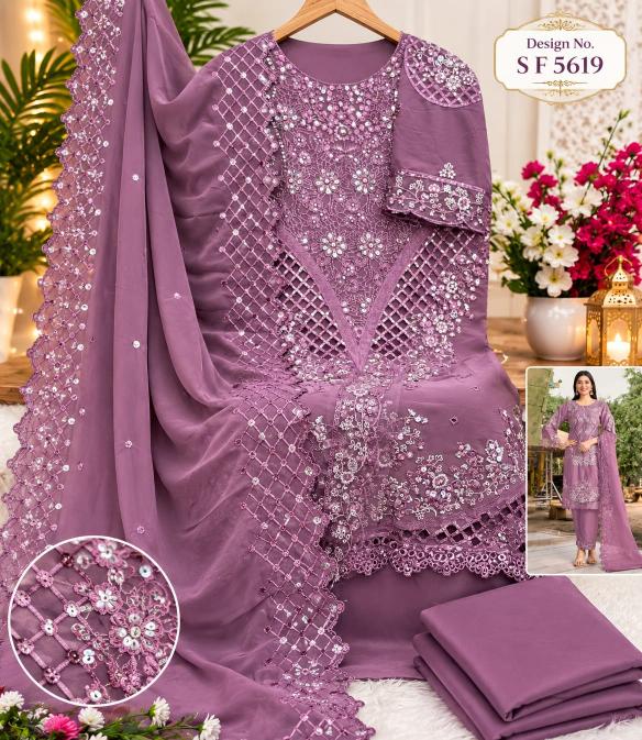 Shree Fabs 5619 catalog pakistani suits wholesale surat