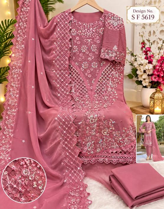 Shree Fabs 5619 catalog pakistani suits wholesale surat