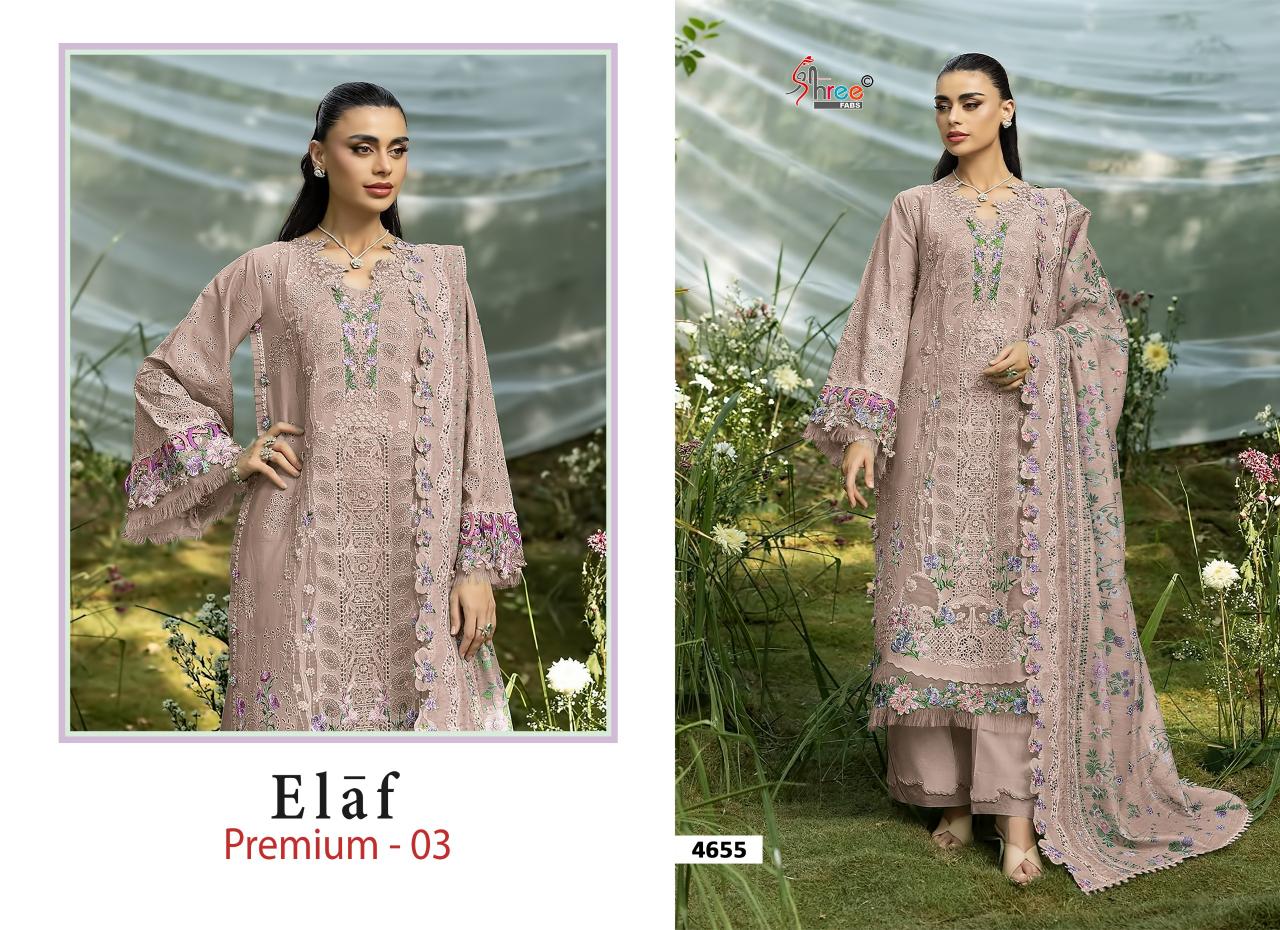 Shree Fabs Elaf Premium Vol 3 catalog Cotton Dupatta pakistani suits in india wholesale