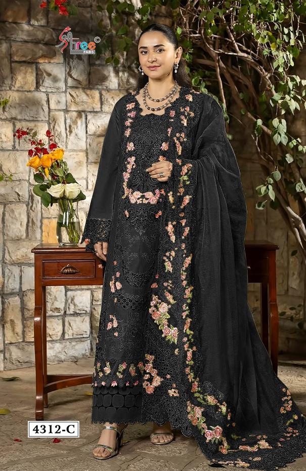 Shree Fabs Elaf Premium vol 4 D 4312 catalog pakistani suits wholesale in bangladesh