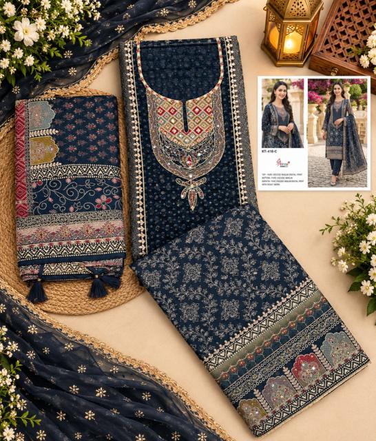 Shree Fabs KT 416 catalog pakistani suits wholesalers in mumbai