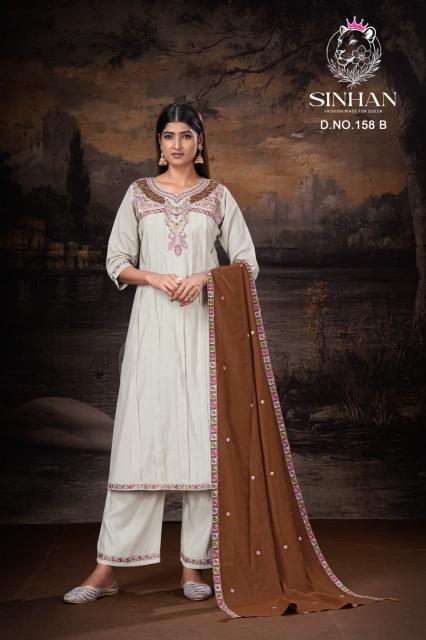 Sinhan 158 catalog best designer kurtis mumbai wholesale