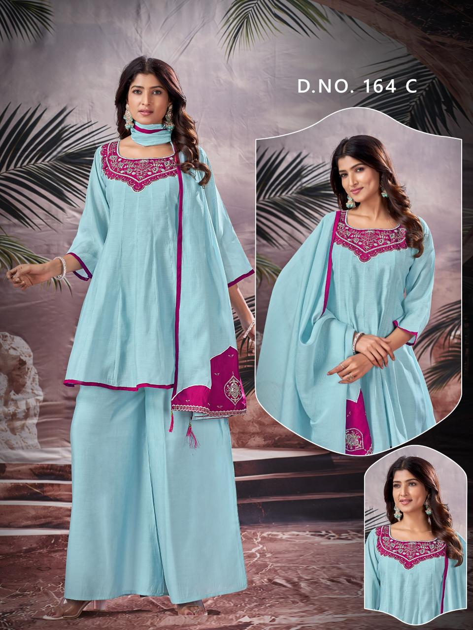 Sinhan 164 catalog best wholesale shops in surat for designer kurtis