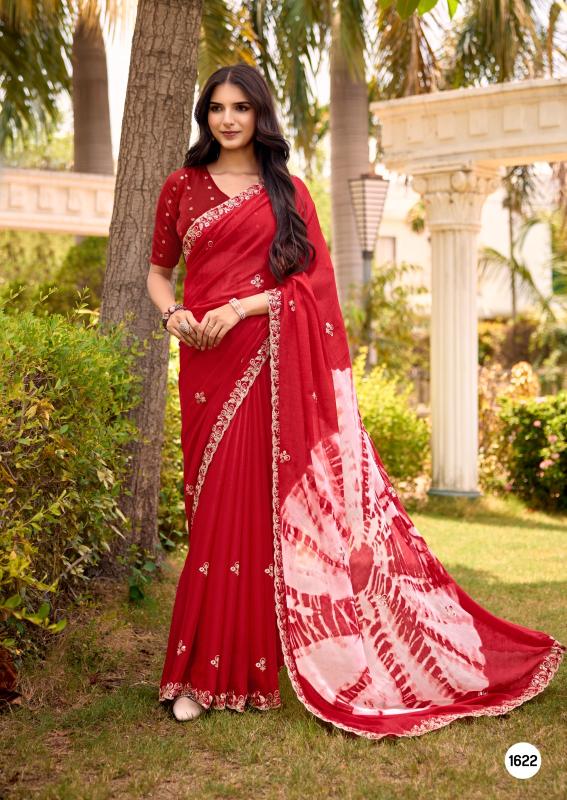 Stavan Jeyu catalog pure chiffon sarees wholesale