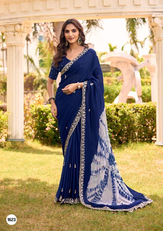 Stavan Jeyu catalog pure chiffon sarees wholesale
