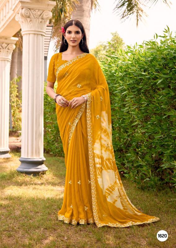 Stavan Jeyu catalog pure chiffon sarees wholesale
