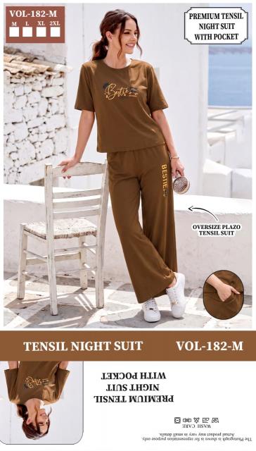 Summer Special Cord Set Vol JC 182 M catalog Plain Night Suits Full Plazo & Over Size T Shirt