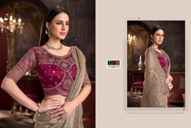 Tfh Silver Screen 24 catalog designer saree wholesale market in surat