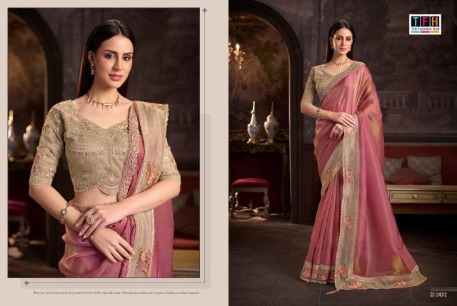 Tfh Silver Screen 24 catalog designer saree wholesale market in surat