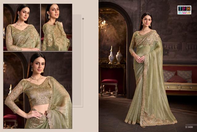 Tfh Silver Screen 24 catalog designer saree wholesale market in surat