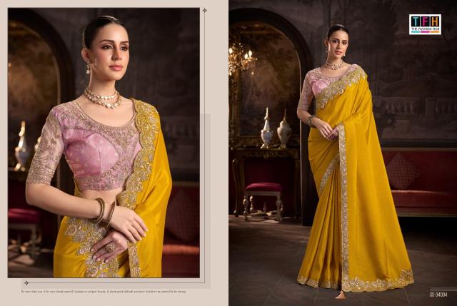 Tfh Silver Screen 24 catalog designer saree wholesale market in surat