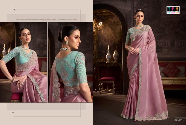Tfh Silver Screen 24 catalog designer saree wholesale market in surat