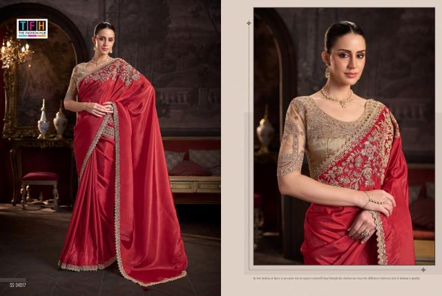 Tfh Silver Screen 24 catalog designer saree wholesale market in surat