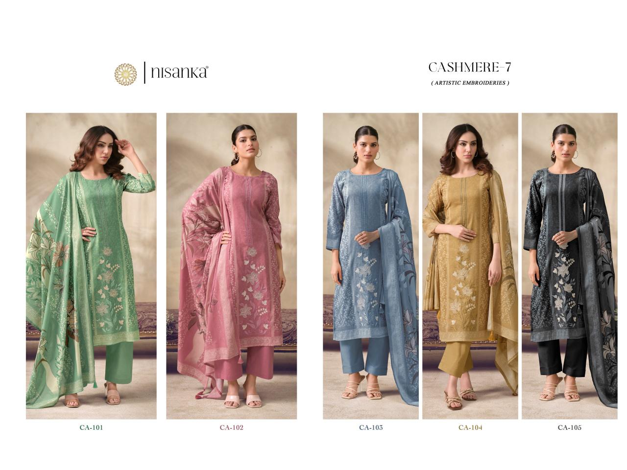 The Hermitage Shop Cashmere vol 7 catalog wholesale salwar kameez