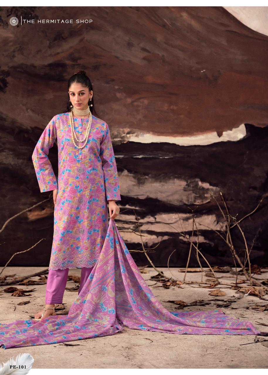 The Hermitage Shop Petals In Mal catalog unstitched salwar kameez wholesalers in mumbai