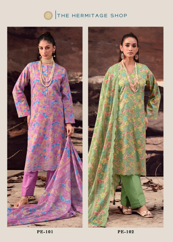 The Hermitage Shop Petals In Mal catalog unstitched salwar kameez wholesalers in mumbai