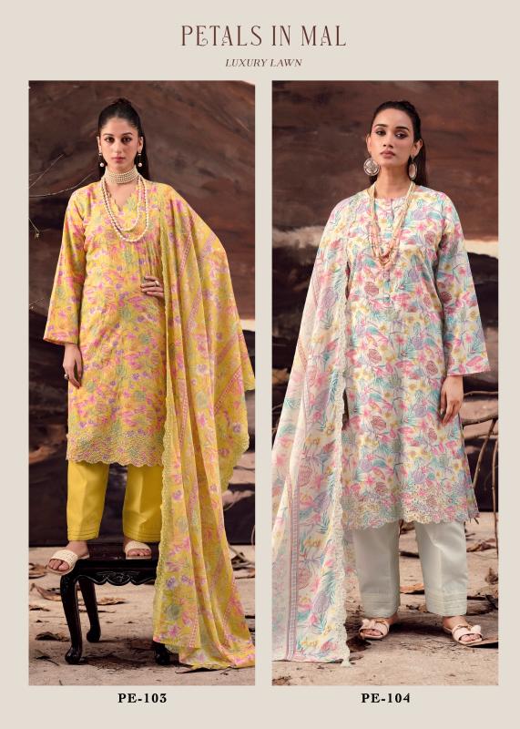 The Hermitage Shop Petals In Mal catalog unstitched salwar kameez wholesalers in mumbai