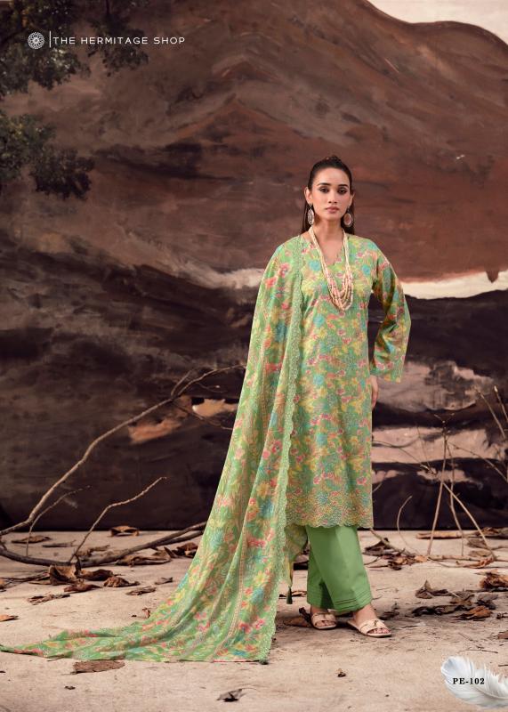 The Hermitage Shop Petals In Mal catalog unstitched salwar kameez wholesalers in mumbai