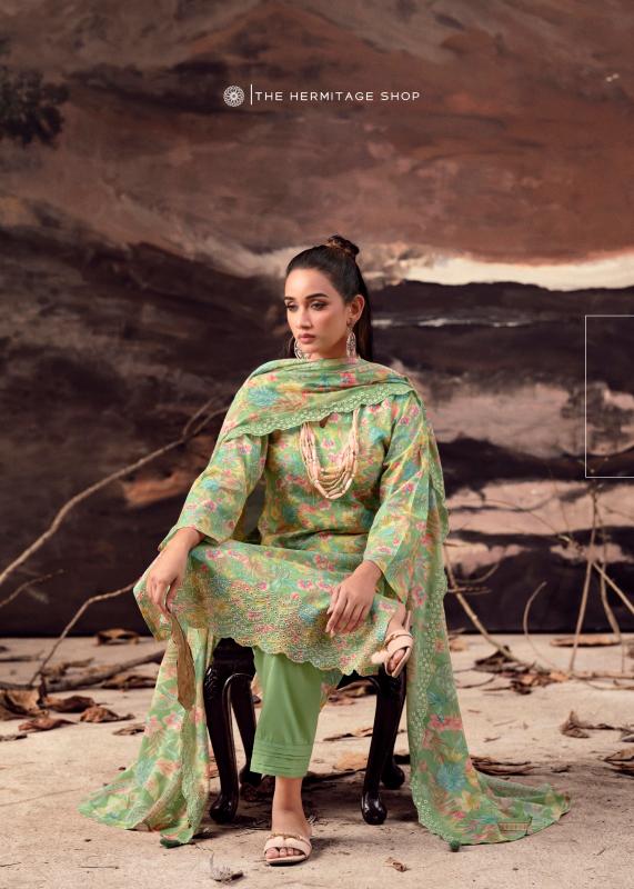 The Hermitage Shop Petals In Mal catalog unstitched salwar kameez wholesalers in mumbai