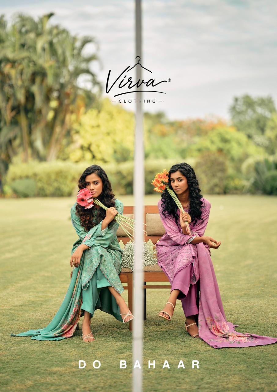 Virva Do Bahaar catalog wholesale dress materials in chennai