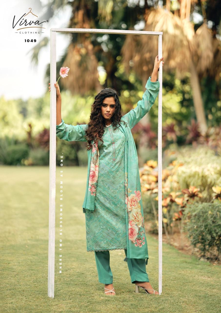 Virva Do Bahaar catalog wholesale dress materials in chennai