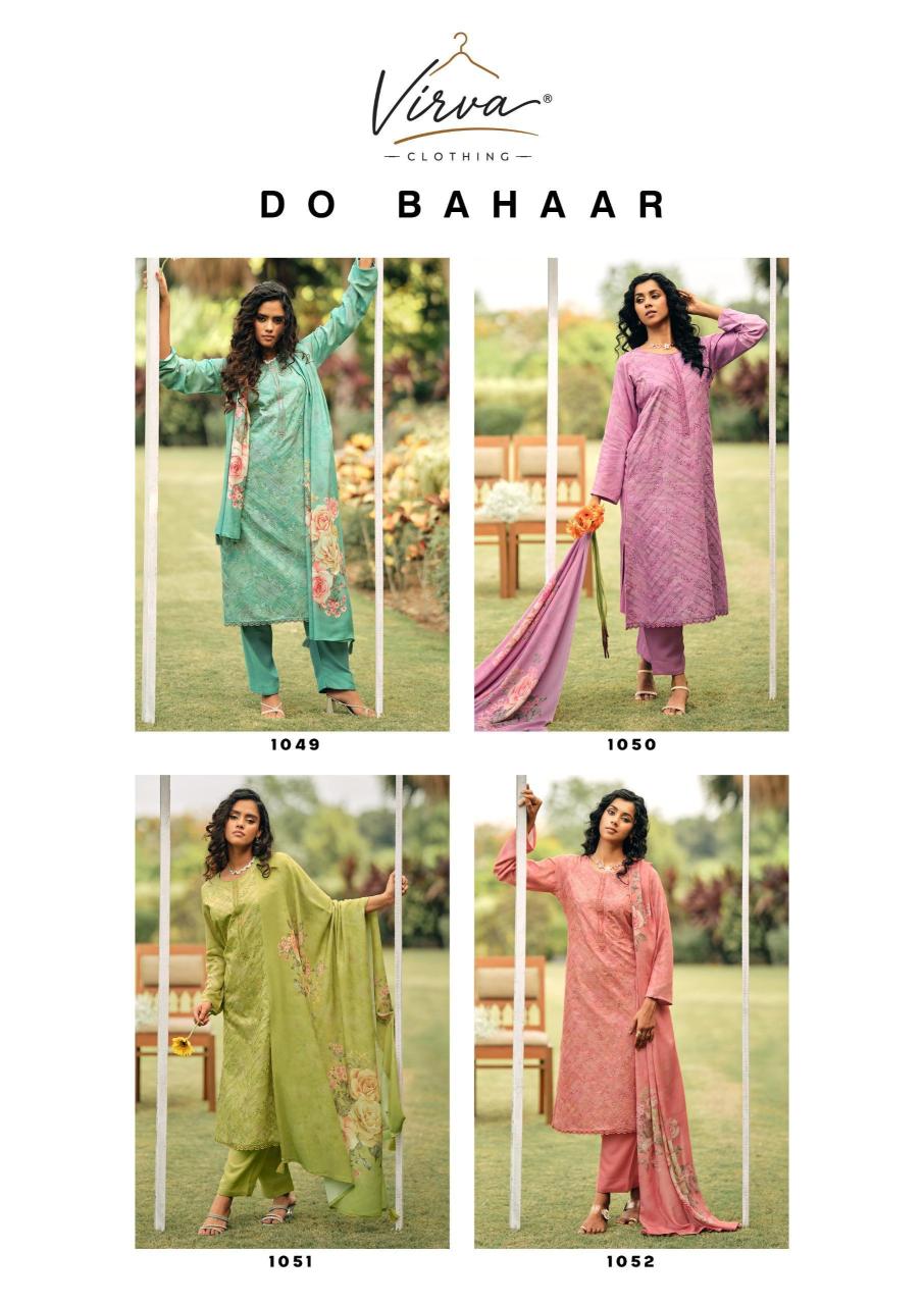 Virva Do Bahaar catalog wholesale dress materials in chennai