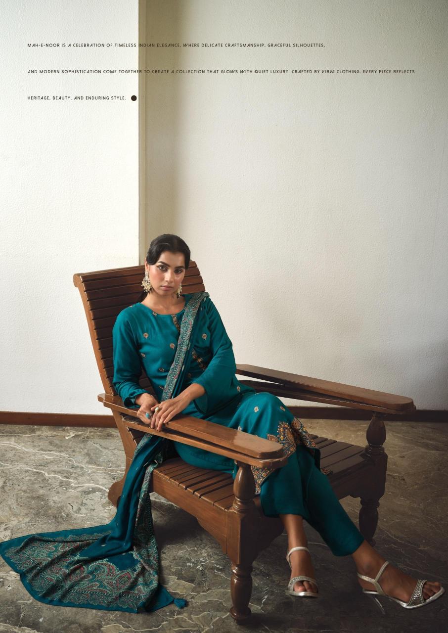 Virva Mah E Noor catalog wholesale unstitched salwar kameez suppliers