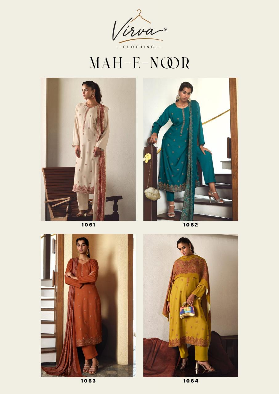 Virva Mah E Noor catalog wholesale unstitched salwar kameez suppliers