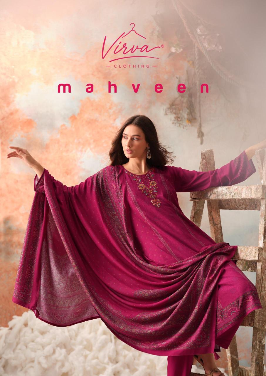 Virva Mahveen catalog salwar kameez fabric wholesale