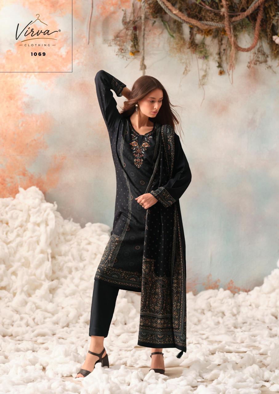 Virva Mahveen catalog salwar kameez fabric wholesale