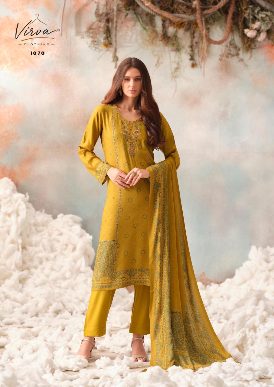 Virva Mahveen catalog salwar kameez fabric wholesale