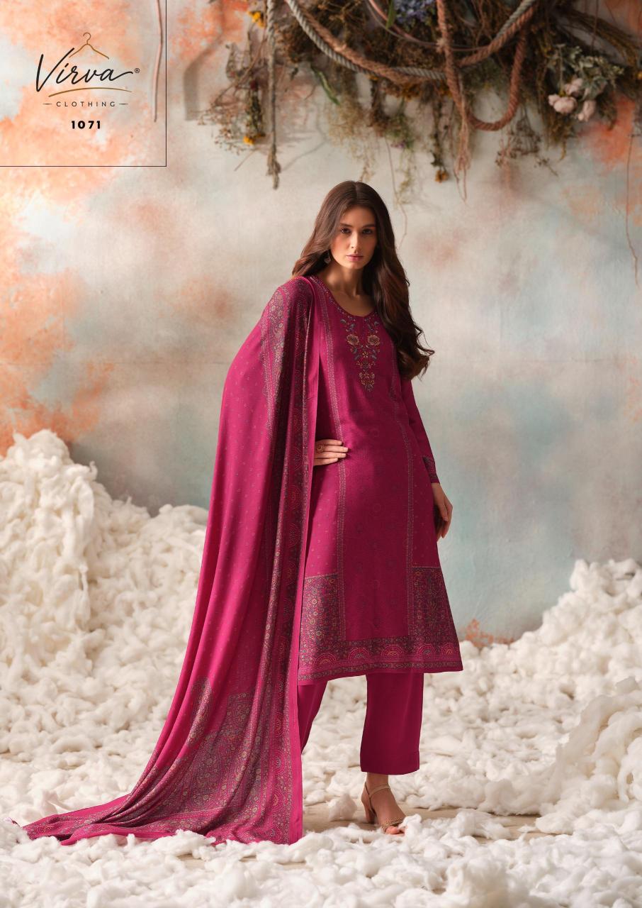 Virva Mahveen catalog salwar kameez fabric wholesale