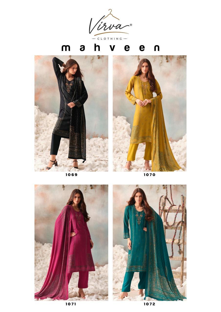 Virva Mahveen catalog salwar kameez fabric wholesale