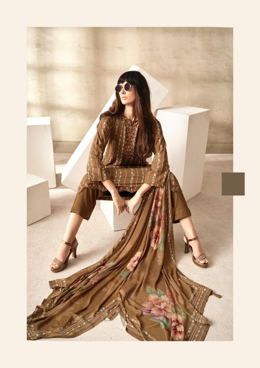 Virva Nazm catalog ikat dress materials wholesale