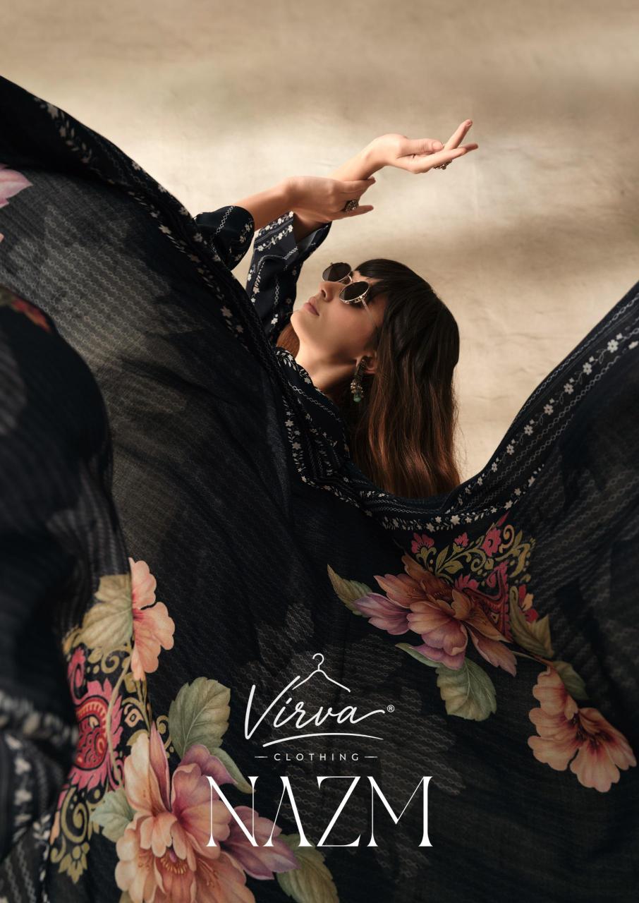 Virva Nazm catalog ikat dress materials wholesale
