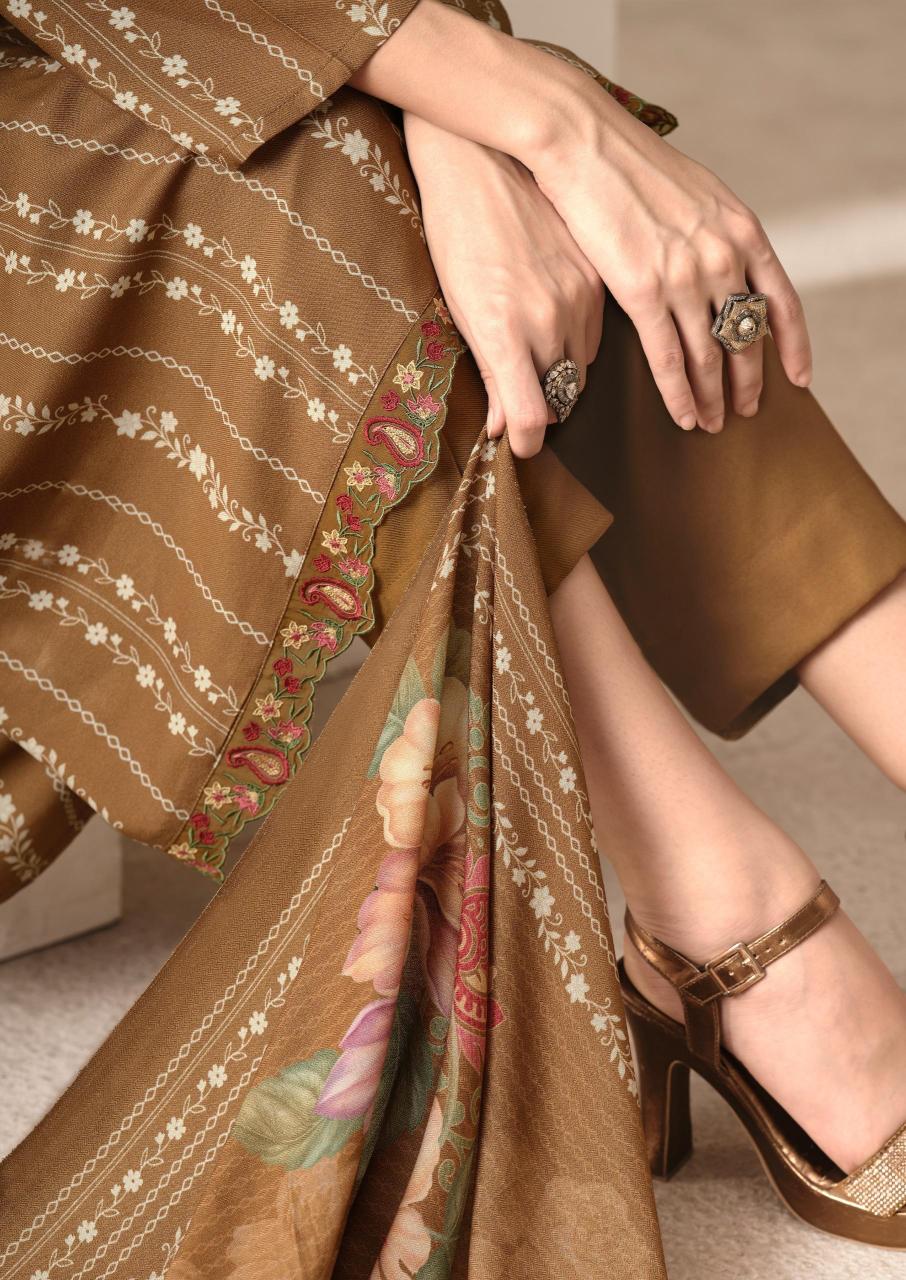 Virva Nazm catalog ikat dress materials wholesale