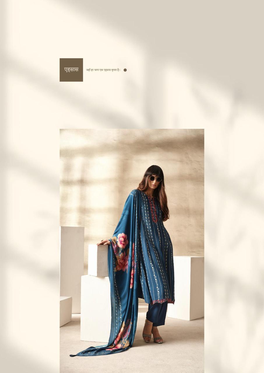 Virva Nazm catalog ikat dress materials wholesale