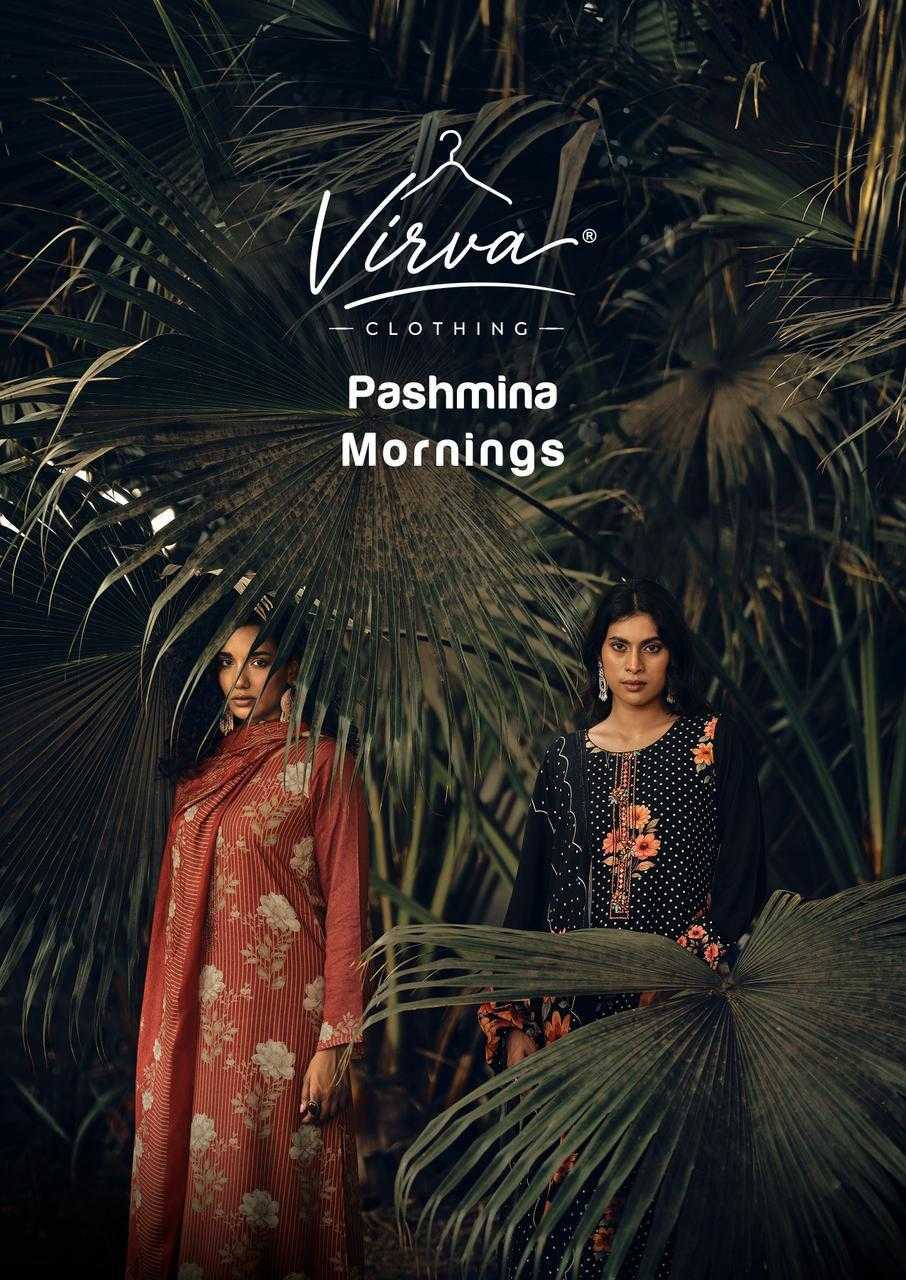 Virva Pashmina Mornings catalog dress materials wholesale near me