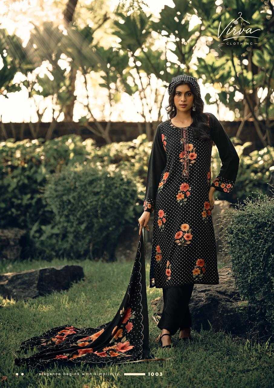 Virva Pashmina Mornings catalog dress materials wholesale near me