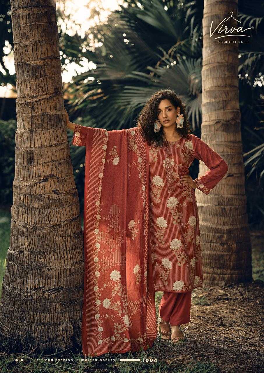 Virva Pashmina Mornings catalog dress materials wholesale near me