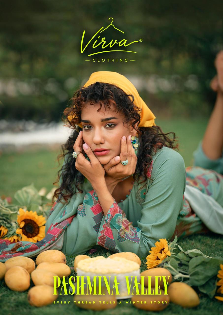 Virva Pashmina Valley catalog mumbai wholesale salwar kameez