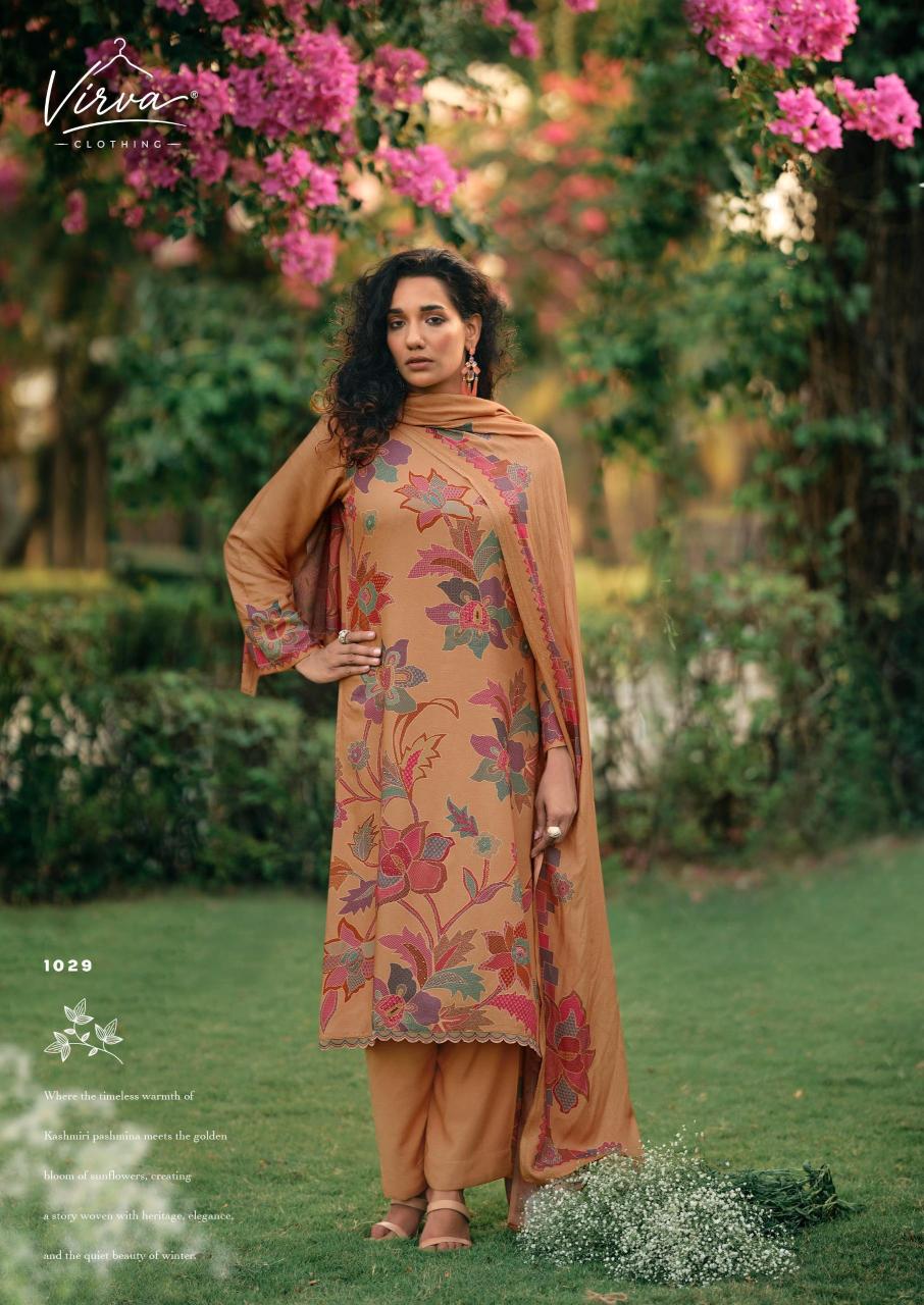 Virva Pashmina Valley catalog mumbai wholesale salwar kameez