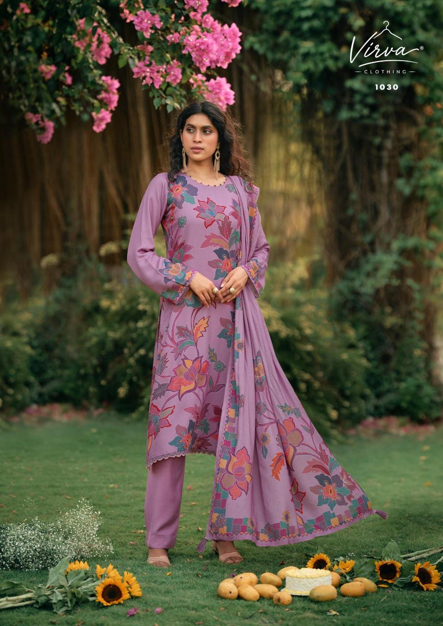 Virva Pashmina Valley catalog mumbai wholesale salwar kameez