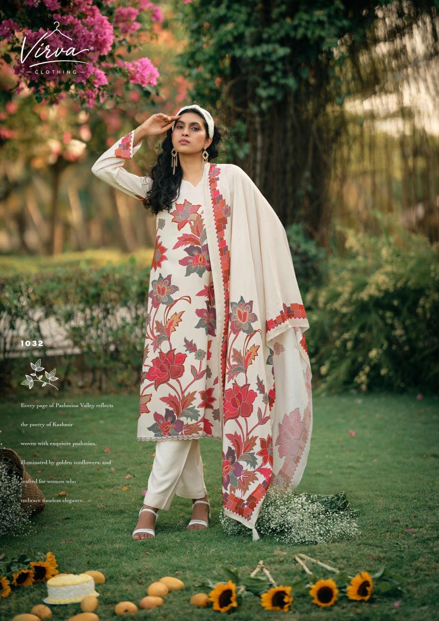 Virva Pashmina Valley catalog mumbai wholesale salwar kameez