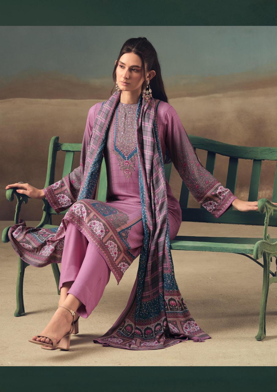 Virva Saaz catalog designer dress materials wholesale