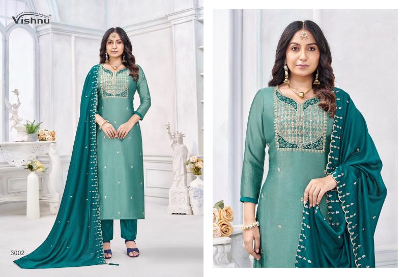 Vishnu Jamaina catalog unstitched heavy salwar kameez in jaipur wholesale