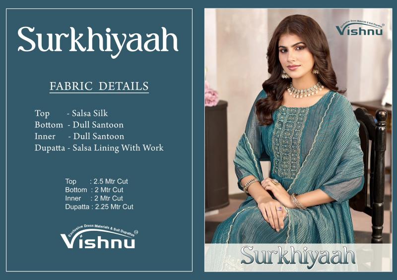 Vishnu Surkhiyaah catalog designer salwar kameez wholesale in delhi